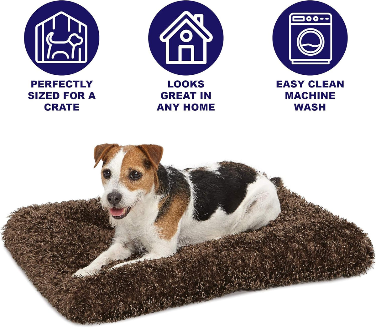 Cozy Up Your Pet's Space with the Small Quiettime Deluxe Coco Chic Pet Bed - Ultra-Soft, Machine Washable Comfort for Small Breeds