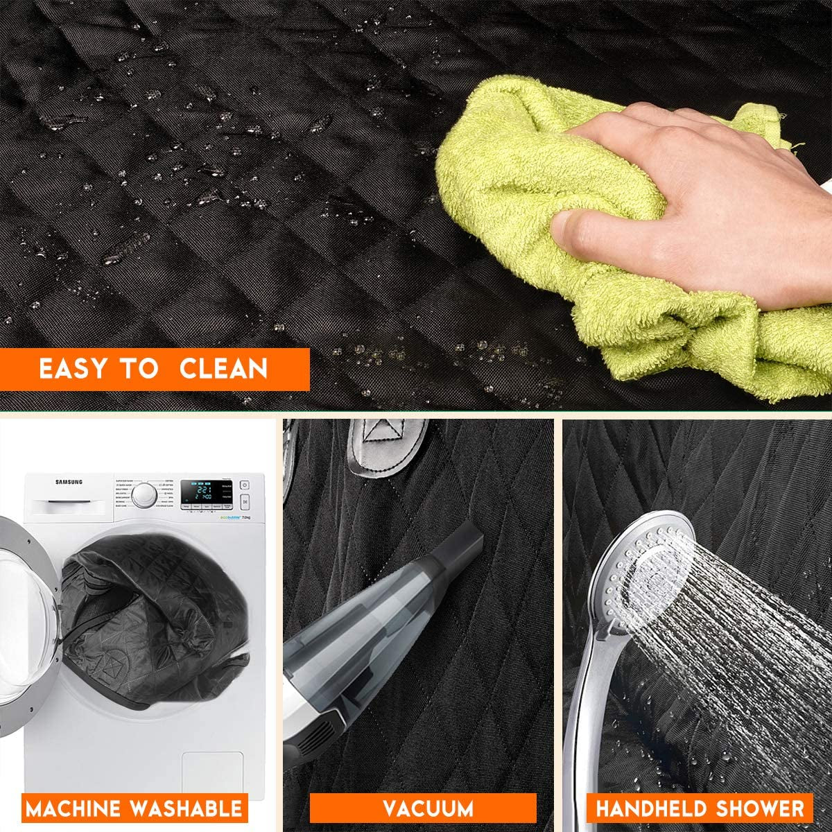 Ultimate Waterproof Dog Car Seat Cover - Protect Your Back Seat with Style and Comfort