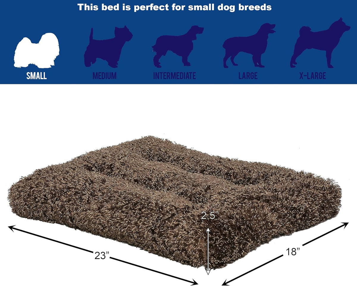 Cozy Up Your Pet's Space with the Small Quiettime Deluxe Coco Chic Pet Bed - Ultra-Soft, Machine Washable Comfort for Small Breeds
