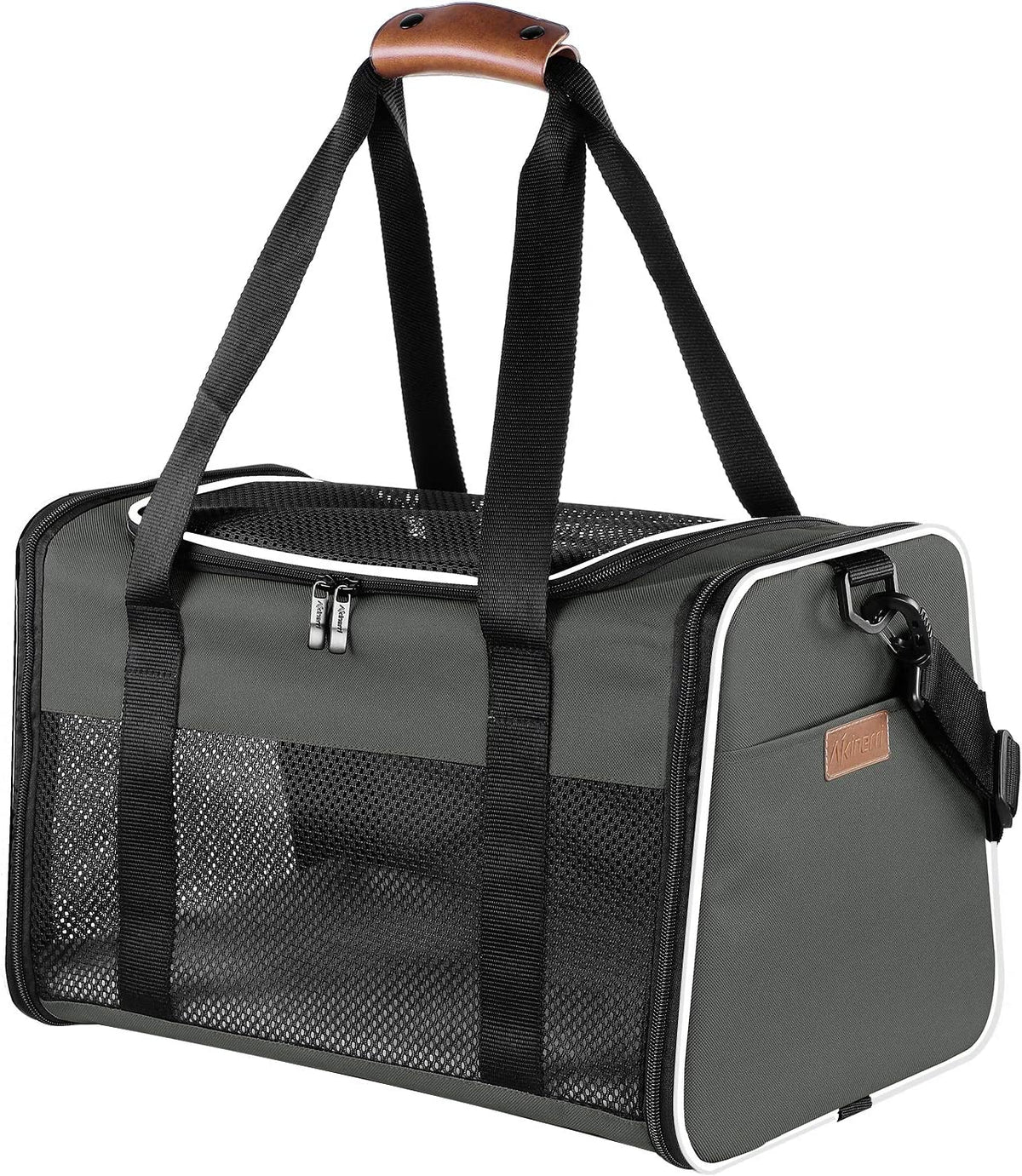 Ultimate Soft-Sided Pet Carrier for Cats and Dogs - Airline Approved, Lightweight, and Foldable Travel Solution for Pets Up to 22 lbs