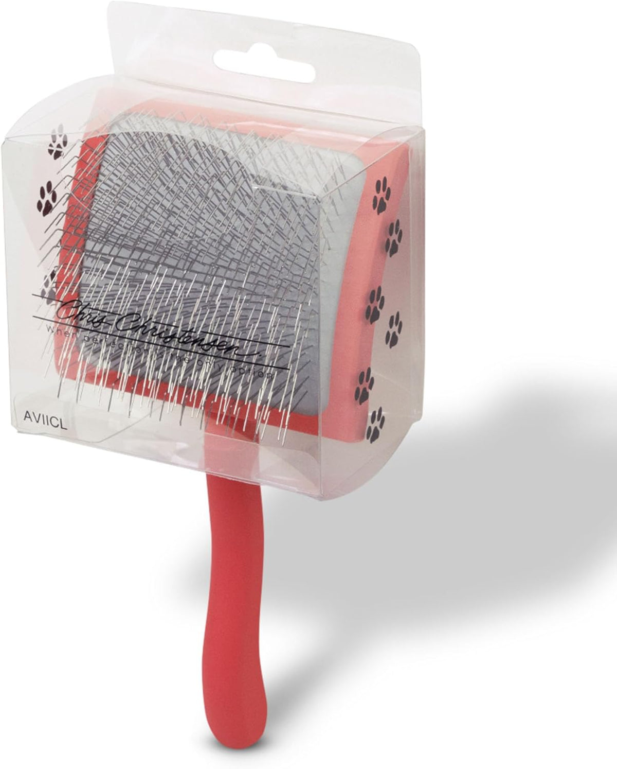 Transform Your Grooming Routine with the Big G Professional Slicker Brush for Dogs - Perfect for Goldendoodles, Labradoodles, and Poodles - Coral, Large